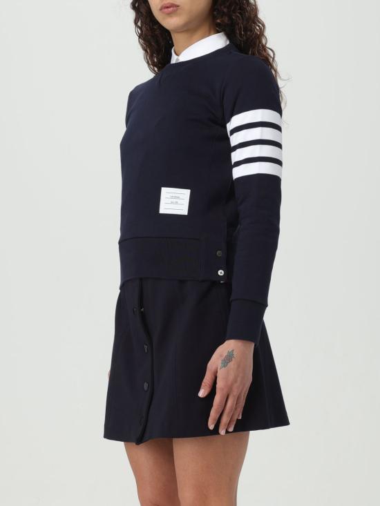 25SS 톰브라운 터틀넥 FJT002A00535 415 Blue - THOM BROWNE