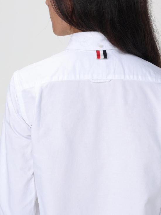 25FW 톰브라운 롱 원피스 FDS002E06177 100 White - THOM BROWNE