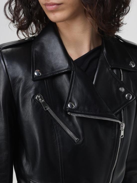 25FW 알렉산더 맥퀸 가죽 자켓 668451Q5AK8 1000 Black - ALEXANDER MCQUEEN