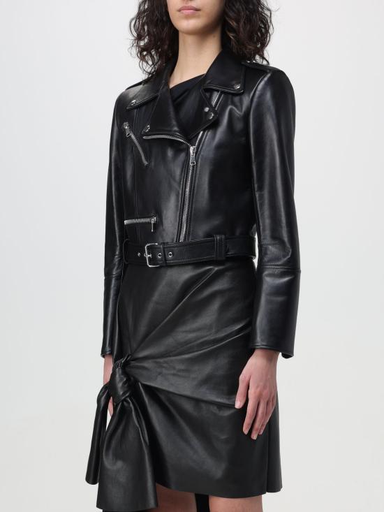 25FW 알렉산더 맥퀸 가죽 자켓 668451Q5AK8 1000 Black - ALEXANDER MCQUEEN