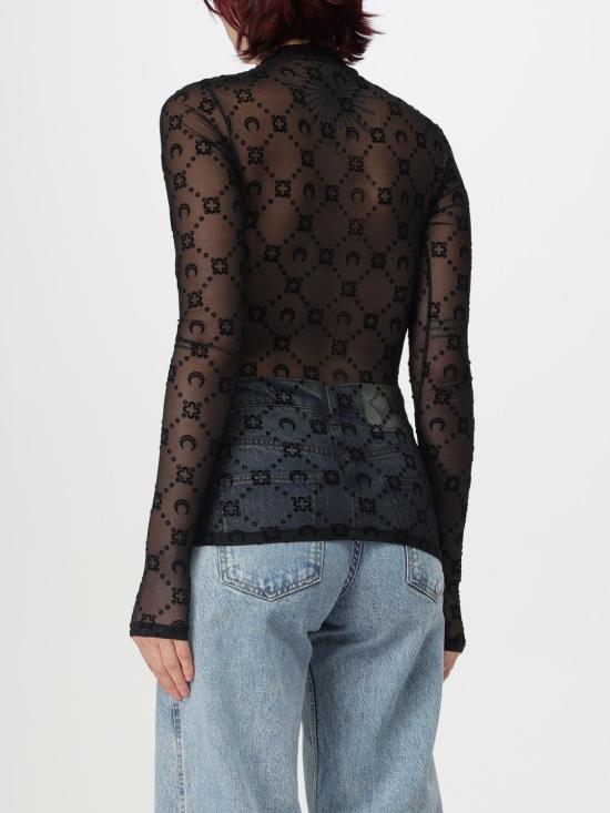 26SS 마린세르 탑 WTO388ACJER0005 BK99 Black - MARINE SERRE