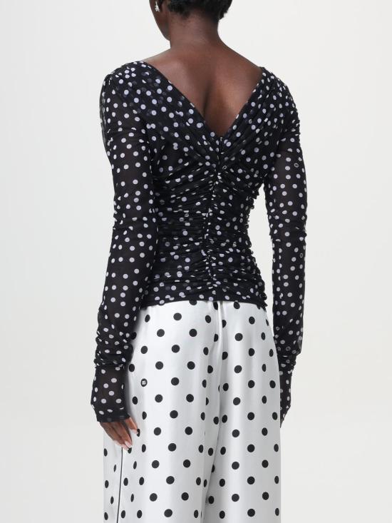 25FW 돌체앤가바나 긴팔 티셔츠 F7AB5TFSRP2 HNBDW White - DOLCE & GABBANA