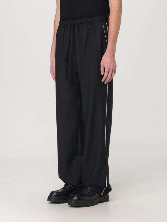 25FW 돌체앤가바나 스트레이트 팬츠 GP073TFU2SB N0000 Black - DOLCE & GABBANA