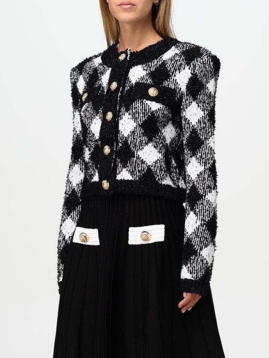 25FW 발망 베스트 DF0SK248KH66 EAB White - BALMAIN