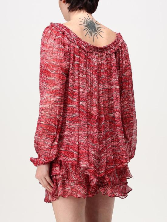 25SS 이자벨마랑에뚜왈 탑 HT0346FBC1J07E 70RD Red - ISABEL MARANT ETOILE