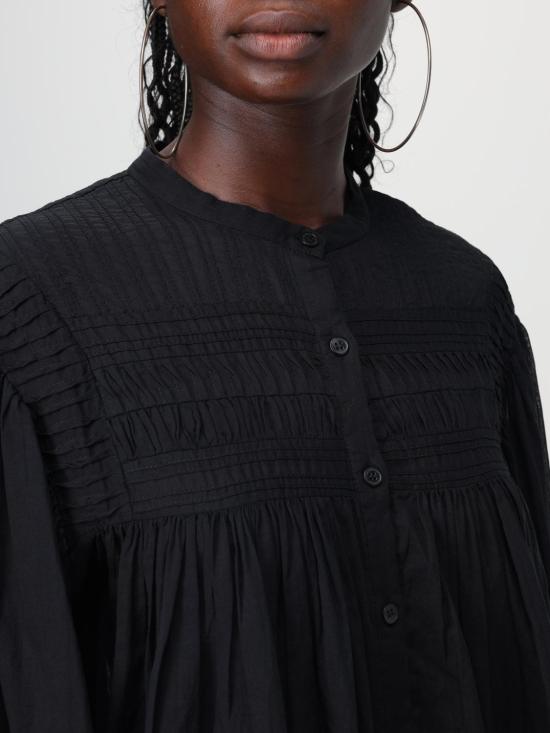 24FW 이자벨마랑에뚜왈 긴팔 티셔츠 HT0002FAA1J03E 01BK Black - ISABEL MARANT ETOILE
