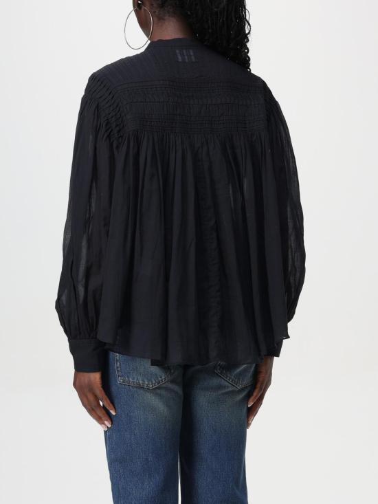 24FW 이자벨마랑에뚜왈 긴팔 티셔츠 HT0002FAA1J03E 01BK Black - ISABEL MARANT ETOILE