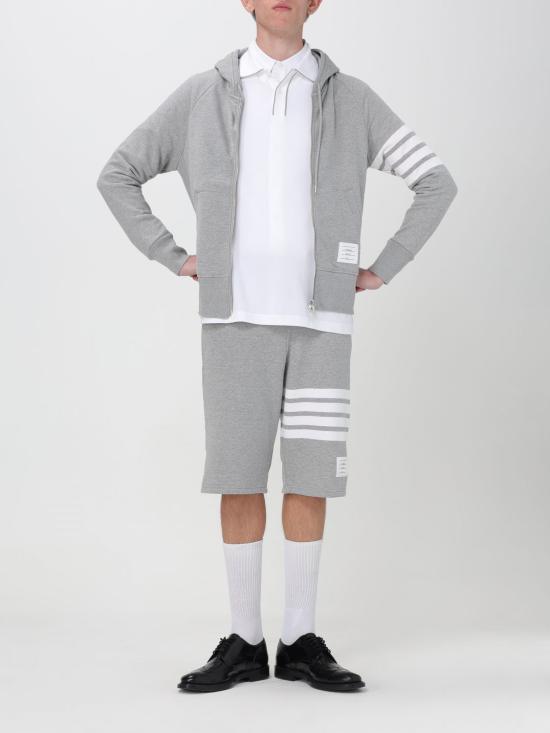 25FW 톰브라운 긴팔 티셔츠 MJT022H00535 068 Grey - THOM BROWNE