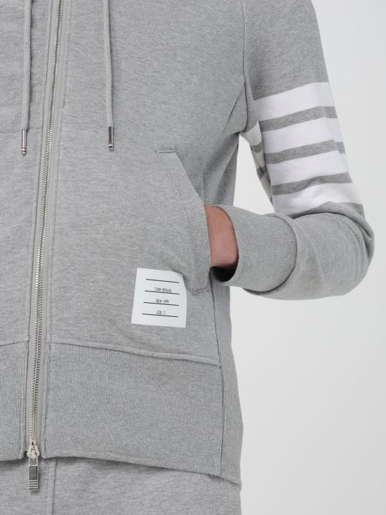 25FW 톰브라운 긴팔 티셔츠 MJT022H00535 068 Grey - THOM BROWNE