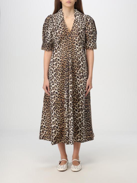 24FW 가니 롱 원피스 F8842 943 Multicolor