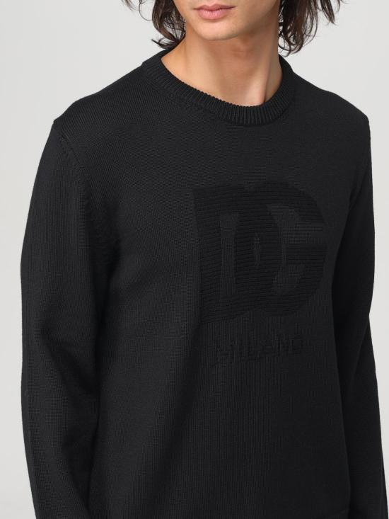 25FW 돌체앤가바나 스웨터 GXX01TJCVYO N0000 Black - DOLCE & GABBANA