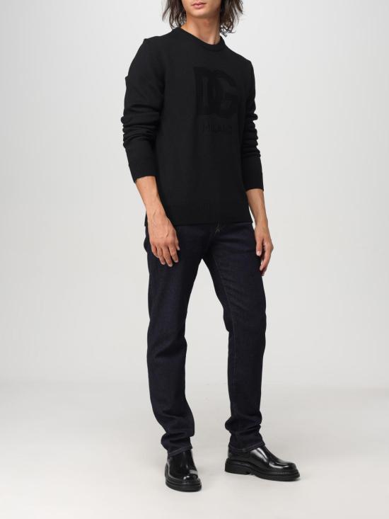 25FW 돌체앤가바나 스웨터 GXX01TJCVYO N0000 Black - DOLCE & GABBANA