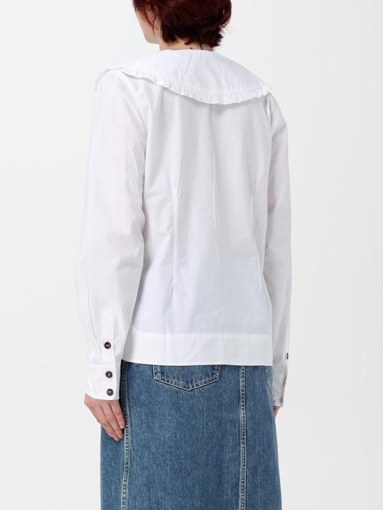 24FW 가니 블라우스 F5778 151 White - GANNI