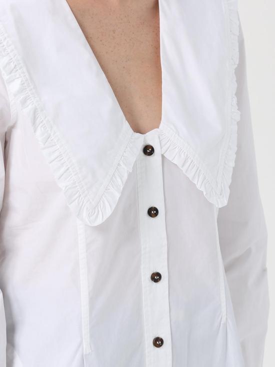 24FW 가니 블라우스 F5778 151 White - GANNI