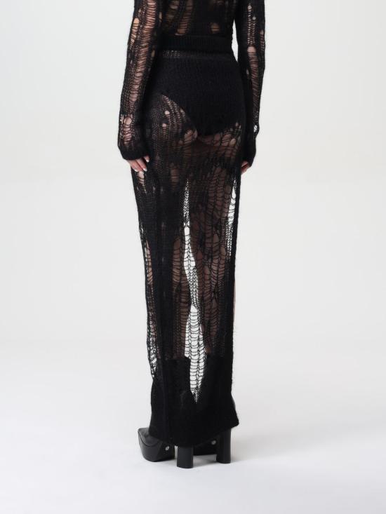 24FW 릭 오웬스 스커트 RP02D3605KNETMH 09 Black - RICK OWENS