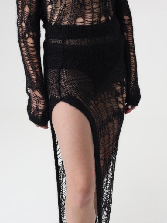 24FW 릭 오웬스 스커트 RP02D3605KNETMH 09 Black - RICK OWENS