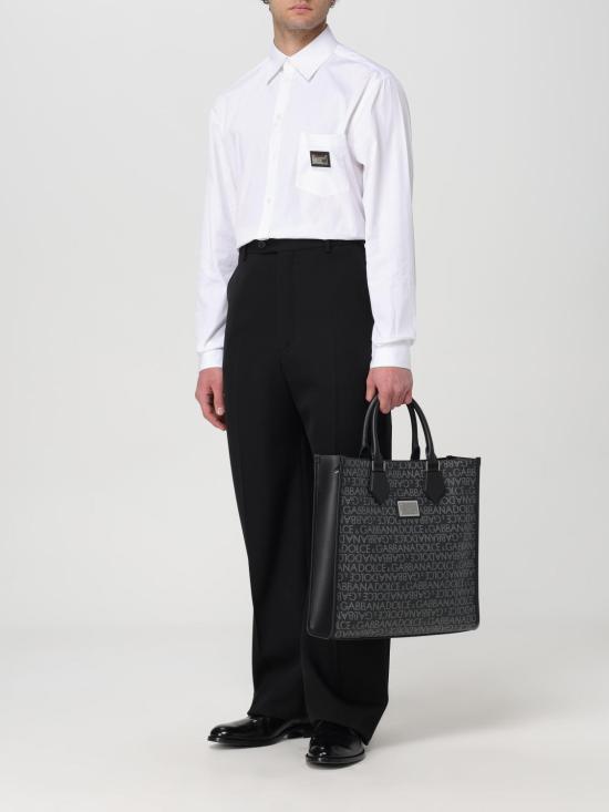 25FW 돌체앤가바나 긴팔 셔츠 G5JG4TFU5U8 W0800 White - DOLCE & GABBANA