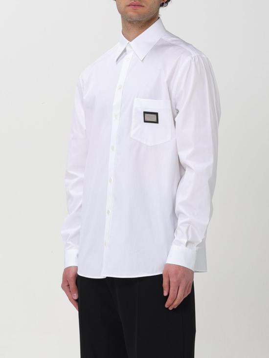 25FW 돌체앤가바나 긴팔 셔츠 G5JG4TFU5U8 W0800 White - DOLCE & GABBANA