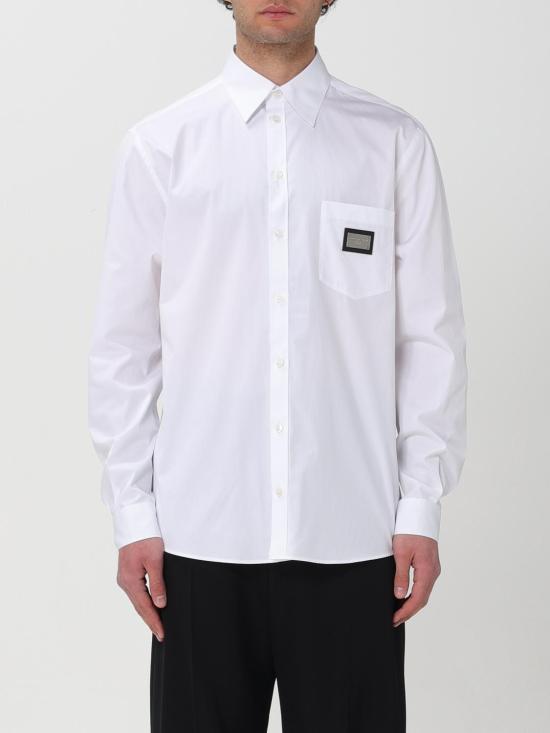 25FW 돌체앤가바나 긴팔 셔츠 G5JG4TFU5U8 W0800 White