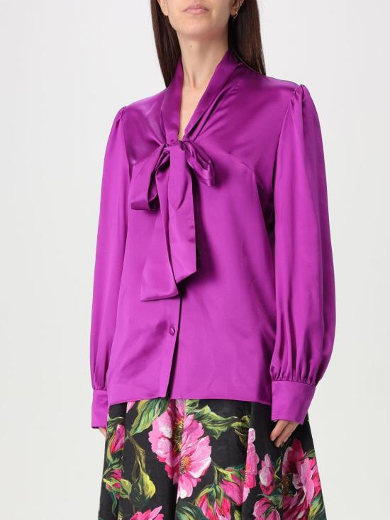 25SS 돌체앤가바나 블라우스 F5T17TFU1AU R0718 Violet - DOLCE & GABBANA