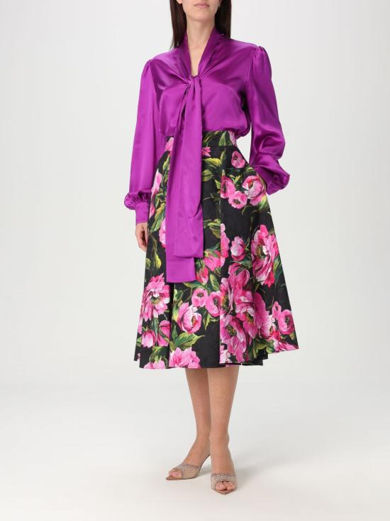 25SS 돌체앤가바나 블라우스 F5T17TFU1AU R0718 Violet - DOLCE & GABBANA