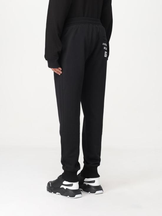 25FW 돌체앤가바나 스트레이트 팬츠 GVF6AZG7D6B N0000 Black - DOLCE & GABBANA