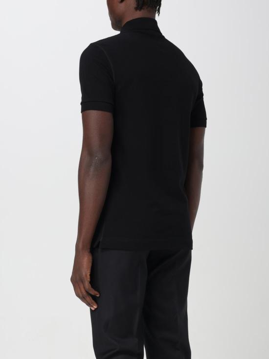 25FW 돌체앤가바나 로고 태그 코튼 폴로 셔츠 G8PL4TG7F2H N0000 Black - DOLCE & GABBANA