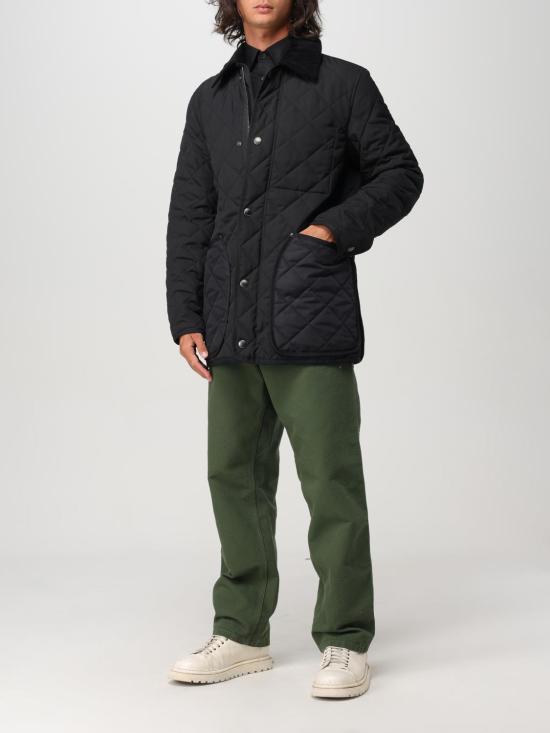 25FW 버버리 셔필드 반팔 셔츠  8079596 Black - BURBERRY