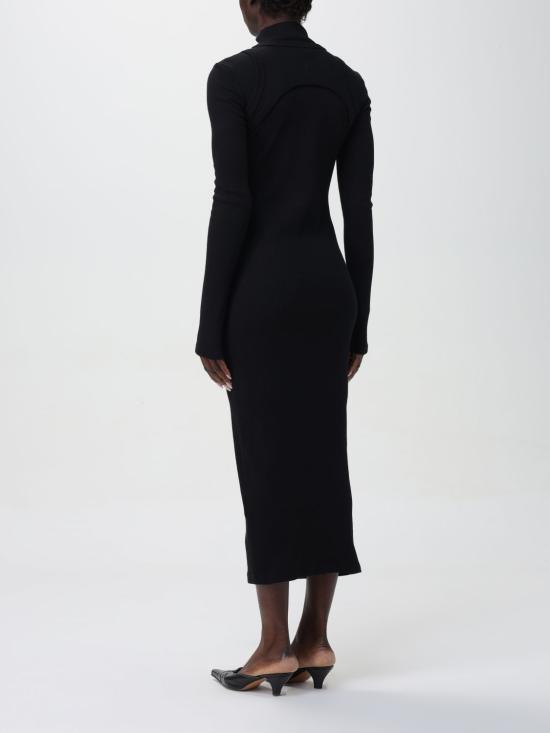 25FW 오프화이트 롱 원피스 OWDB495C99JER001 1001 White - OFF WHITE