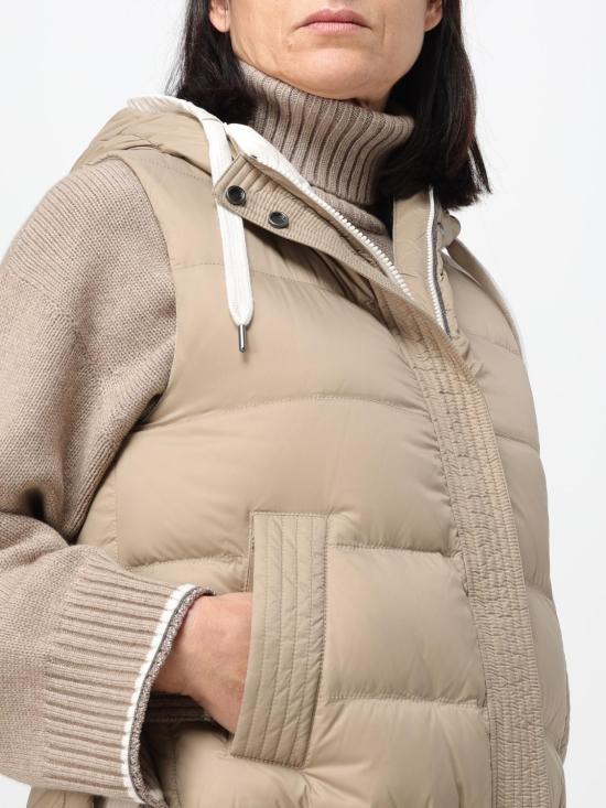 25SS 브루넬로 쿠치넬리 베스트 MR4052645 C2964 Beige - BRUNELLO CUCINELLI