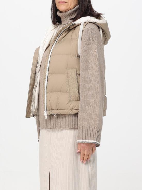 25SS 브루넬로 쿠치넬리 베스트 MR4052645 C2964 Beige - BRUNELLO CUCINELLI