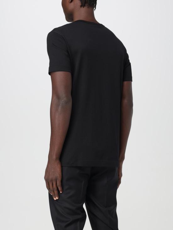 25FW 돌체앤가바나 반팔 티셔츠 G8PT1TG7F2I N0000 Black - DOLCE & GABBANA