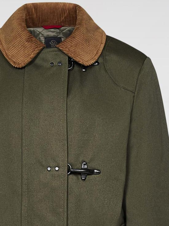 24FW [키즈] 페이 코트 FV2Q27G0159 707 Green - FAY