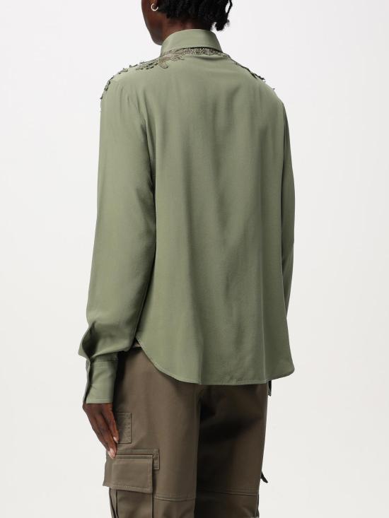 24FW 에르마노 설비노 블라우스 D452K768FKE 80515 Green - ERMANNO SCERVINO