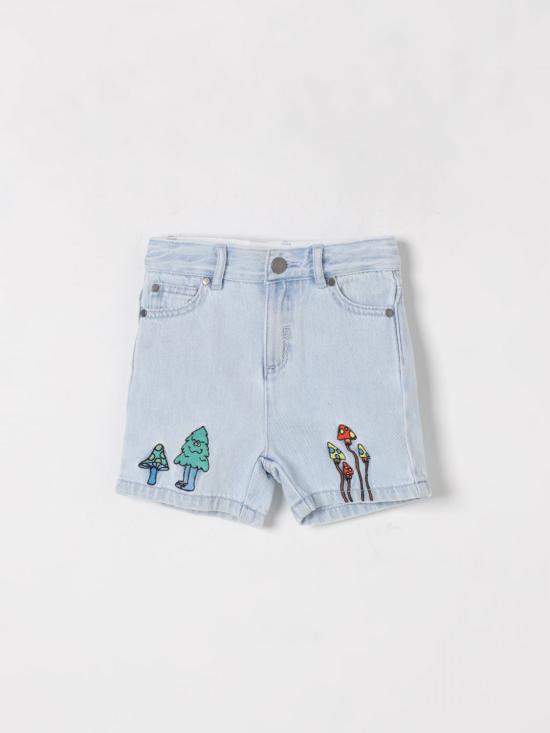 25FW [키즈] 스텔라 맥카트니 쇼츠/버뮤다 TW6P29Z0746 601 Gnawed Blue