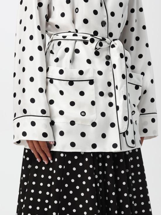 24FW 돌체앤가바나 셔츠 F5I89TIS1VI HWZRN White - DOLCE & GABBANA