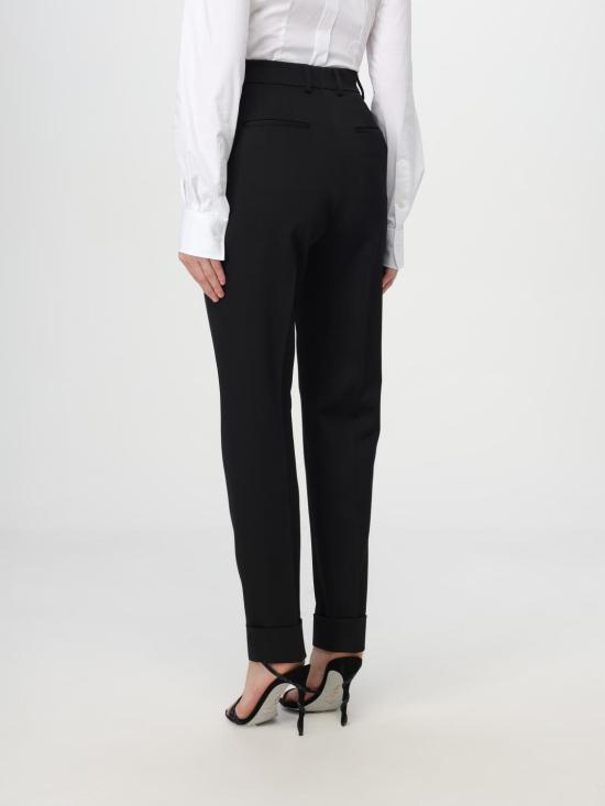 25FW 돌체앤가바나 스트레이트 팬츠 FTBVMTFU28J N0000 Black - DOLCE & GABBANA