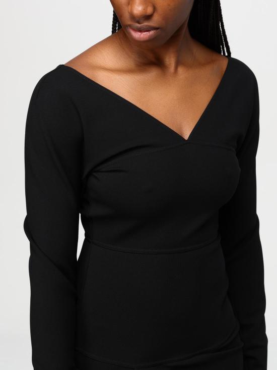 25FW 펜디 미디 원피스 FDD185AJYE F0GME Black - FENDI