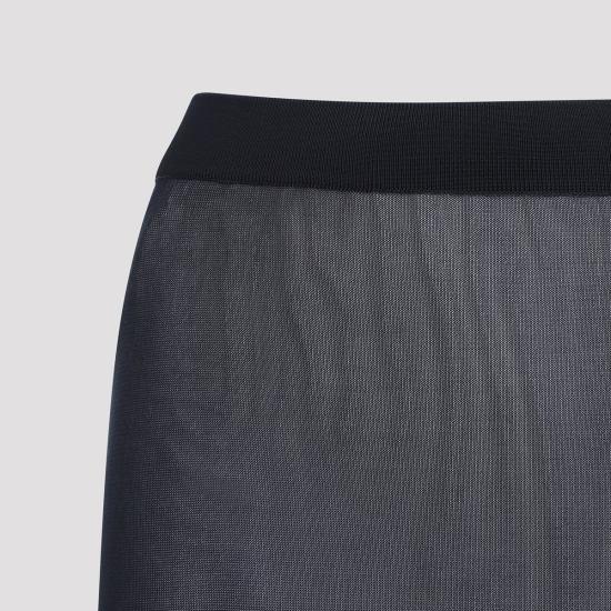 24FW 생로랑 숏 스커트 811119 Y75YK 4104 BLUE - SAINT LAURENT