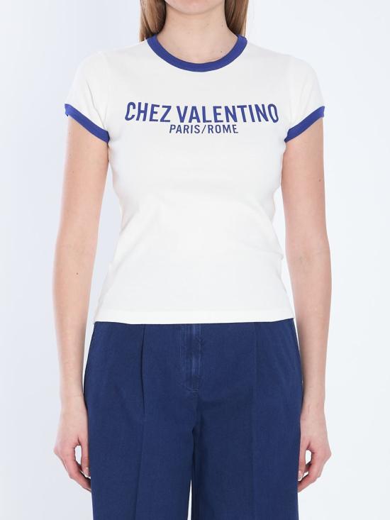 25SS 발렌티노 가라바니 긴팔 티셔츠 2470770 6B3MG24D 970 QSG WHITE