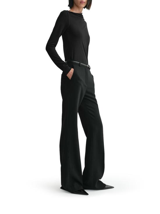 25SS 토템 긴팔 티셔츠 251WRT4462FB0162001 BLACK DOM - TOTEME