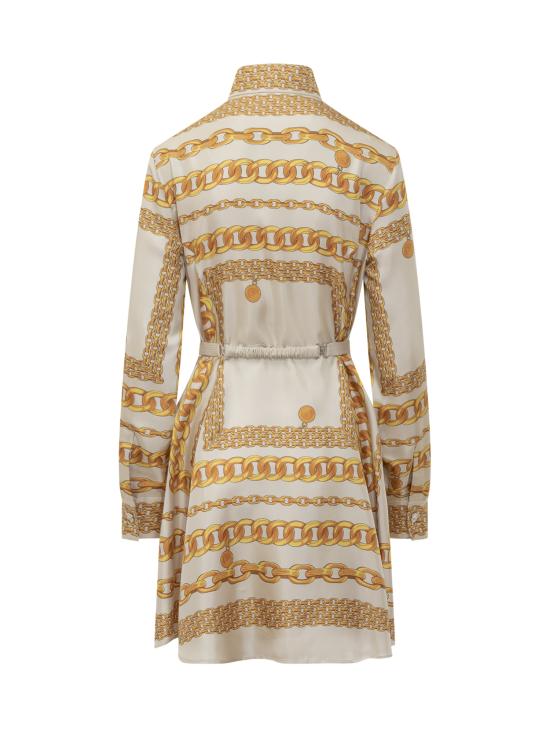 25SS 베르사체 원피스 10189331A13638 5E490 BONE GOLD - VERSACE