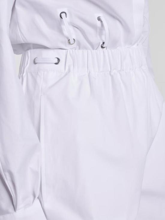 25SS 막스마라 스트레이트 팬츠 2511141022600ANTIOPE 001 OPTICAL WHITE - MAX MARA
