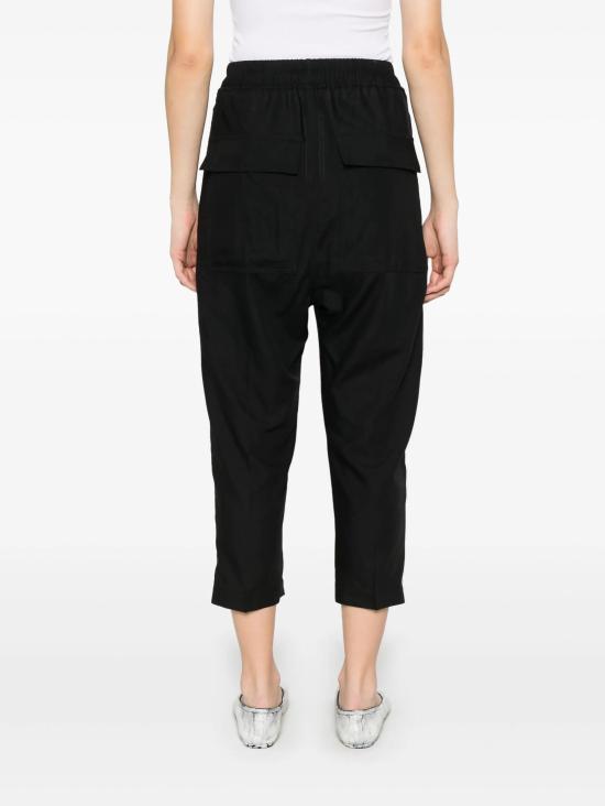  릭 오웬스 스트레이트 팬츠 RP01E7303WG 09 BLACK - RICK OWENS