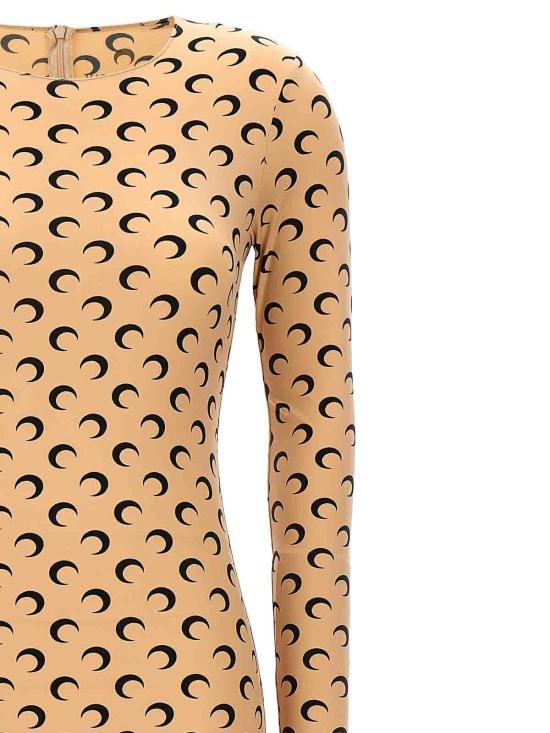  마린세르 바디수트 티셔츠 WJS002ACJER0001TA10 Beige - MARINE SERRE