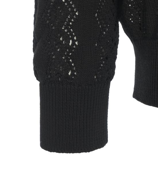 25SS 아마란토 가디건 B9D0039 A 99 NERO BLACK - AMARANTO