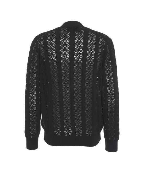 25SS 아마란토 가디건 B9D0039 A 99 NERO BLACK - AMARANTO