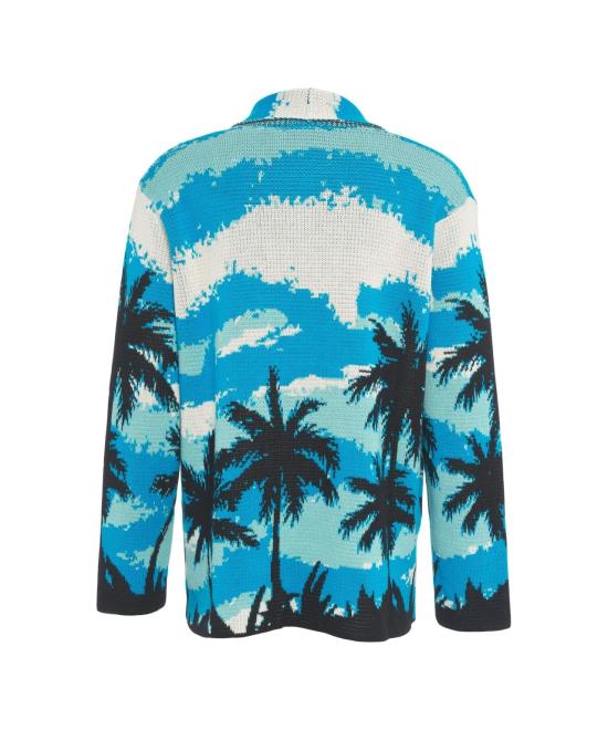 25SS 아마란토 스웨터 B9D0046 DF TURCHESE BLUE - AMARANTO