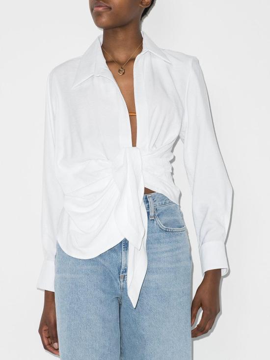 25SS 자크뮈스 블라우스 213SH0021020 100 WHITE - JACQUEMUS