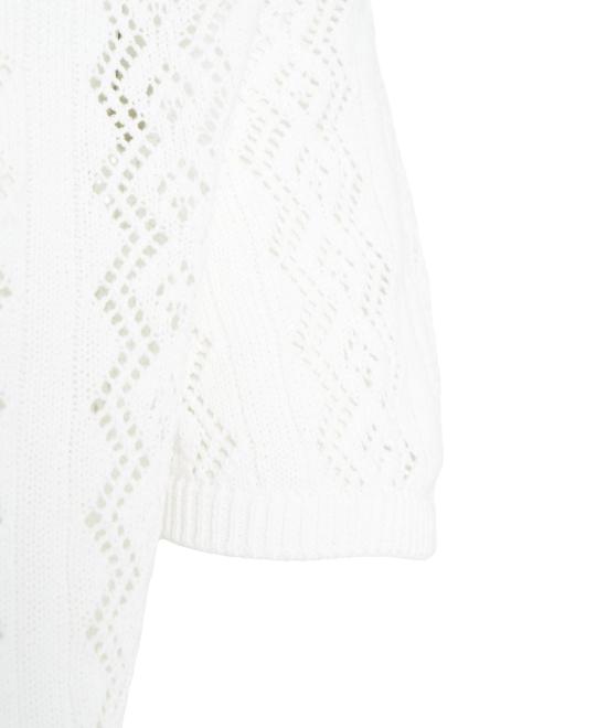 25SS 아마란토 가디건 B9D0041 A 01 BIANCO WHITE - AMARANTO